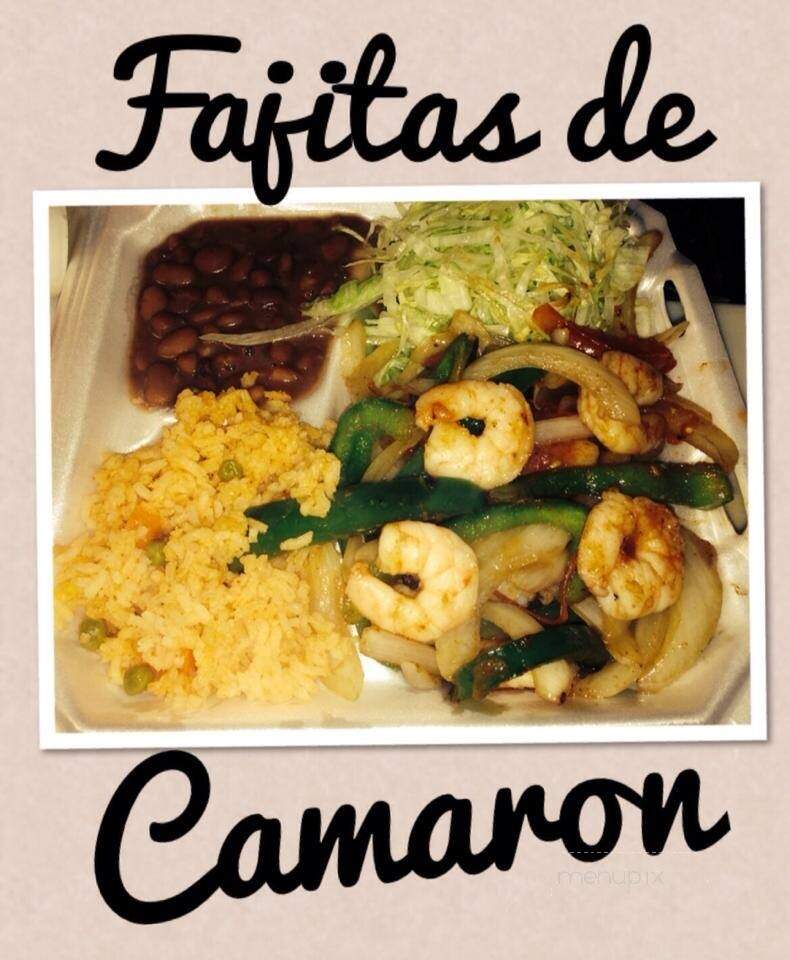 Fonda Mexicana El Paraiso - Charlotte, NC menu_pic