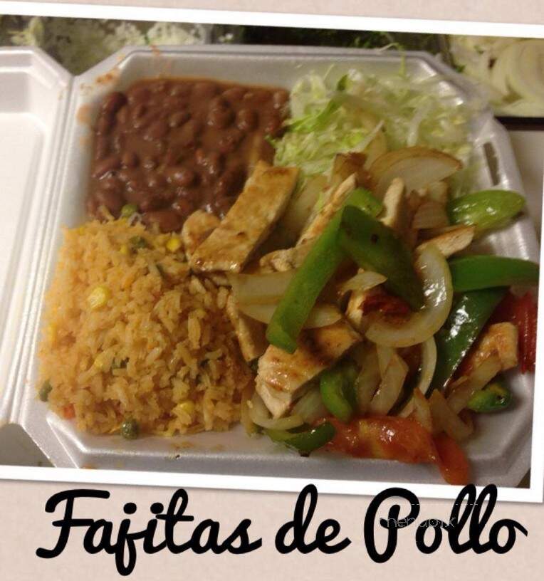 Fonda Mexicana El Paraiso - Charlotte, NC menu_pic