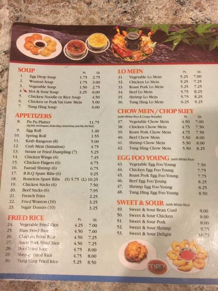 Tung Hing Chinese Restaurant - Fort Myers, FL menu_pic