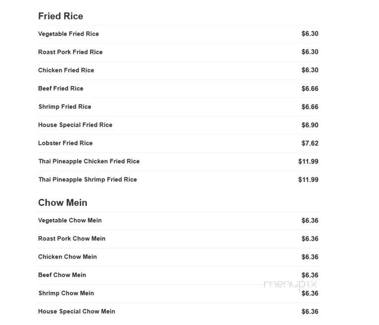 Wha May Kitchen - Florence, NJ menu_pic