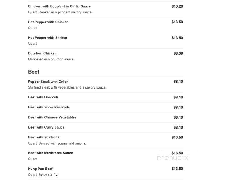 Wha May Kitchen - Florence, NJ menu_pic