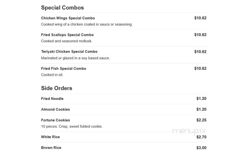 Wha May Kitchen - Florence, NJ menu_pic