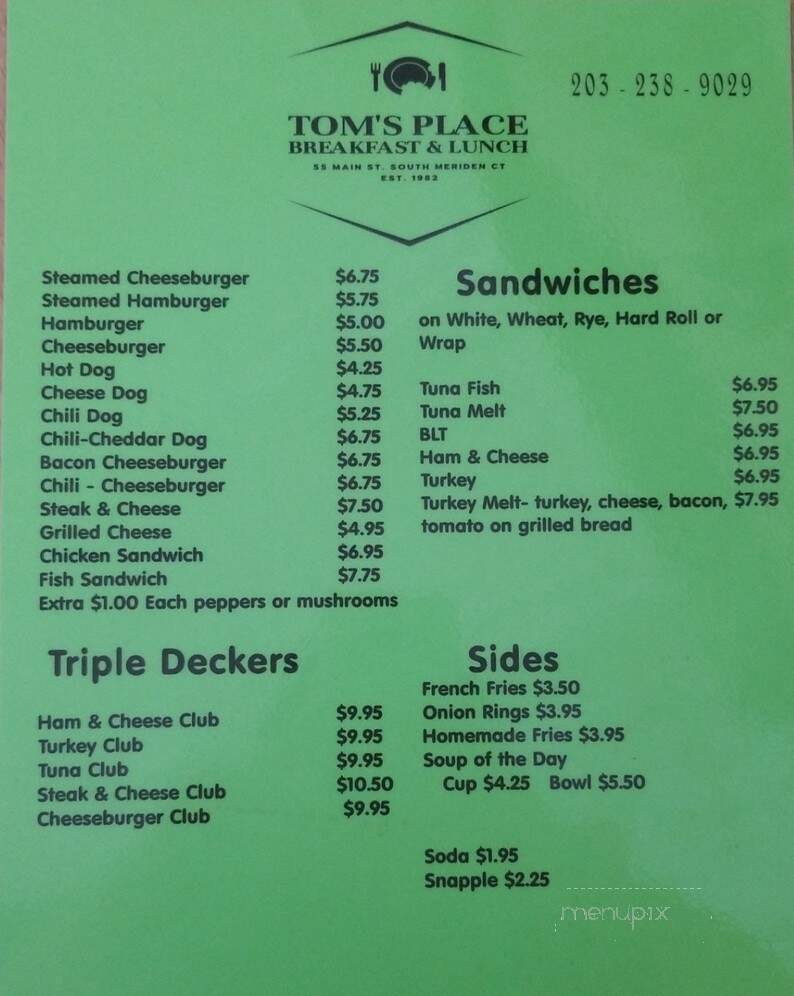 Tom's Place - Meriden, CT