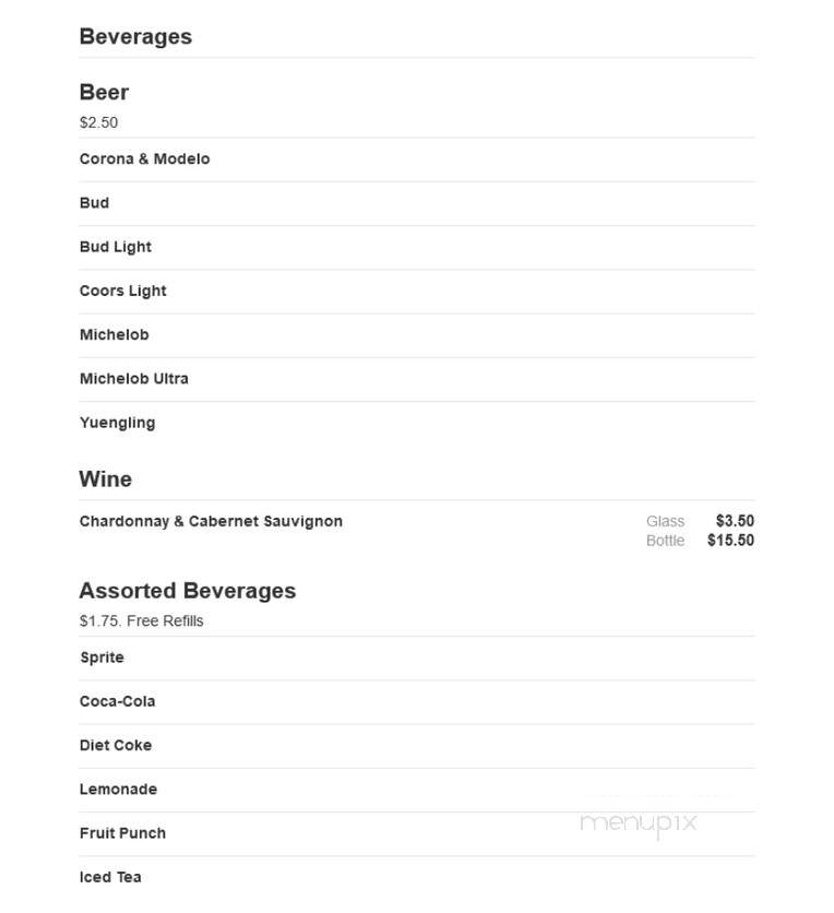Waters Edge Pizza - Carrabelle, FL menu_pic