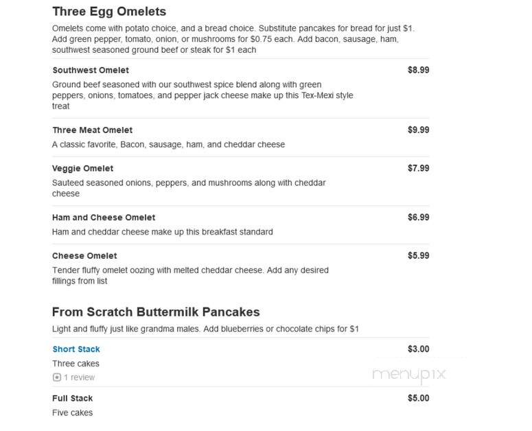 Duck In and Eat Restaurant - Blackduck, MN menu_pic