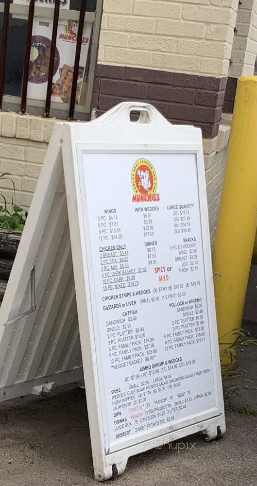 Munchies - Lansing, MI menu_pic