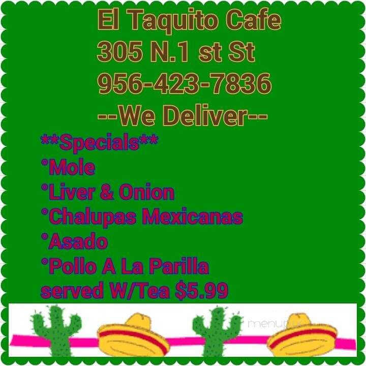 El Taquito Cafe - Harlingen, TX