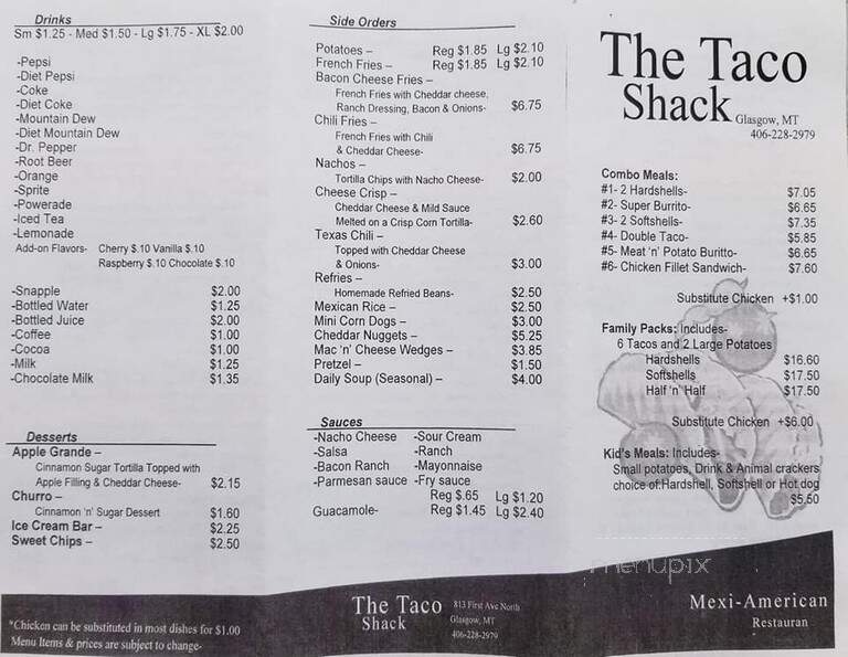 Taco Shack - Glasgow, MT
