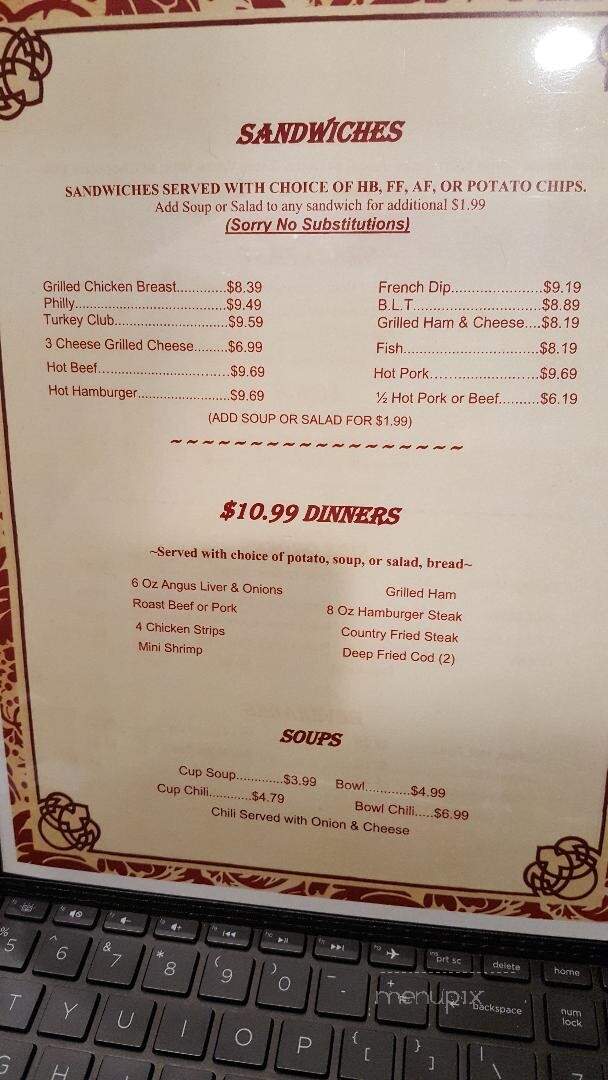 Fairmont Diner - Rapid City, SD menu_pic