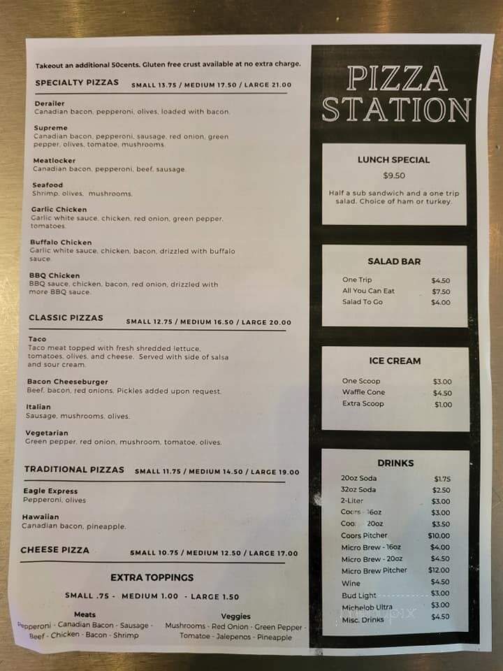 Pizza Station - Connell, WA menu_pic