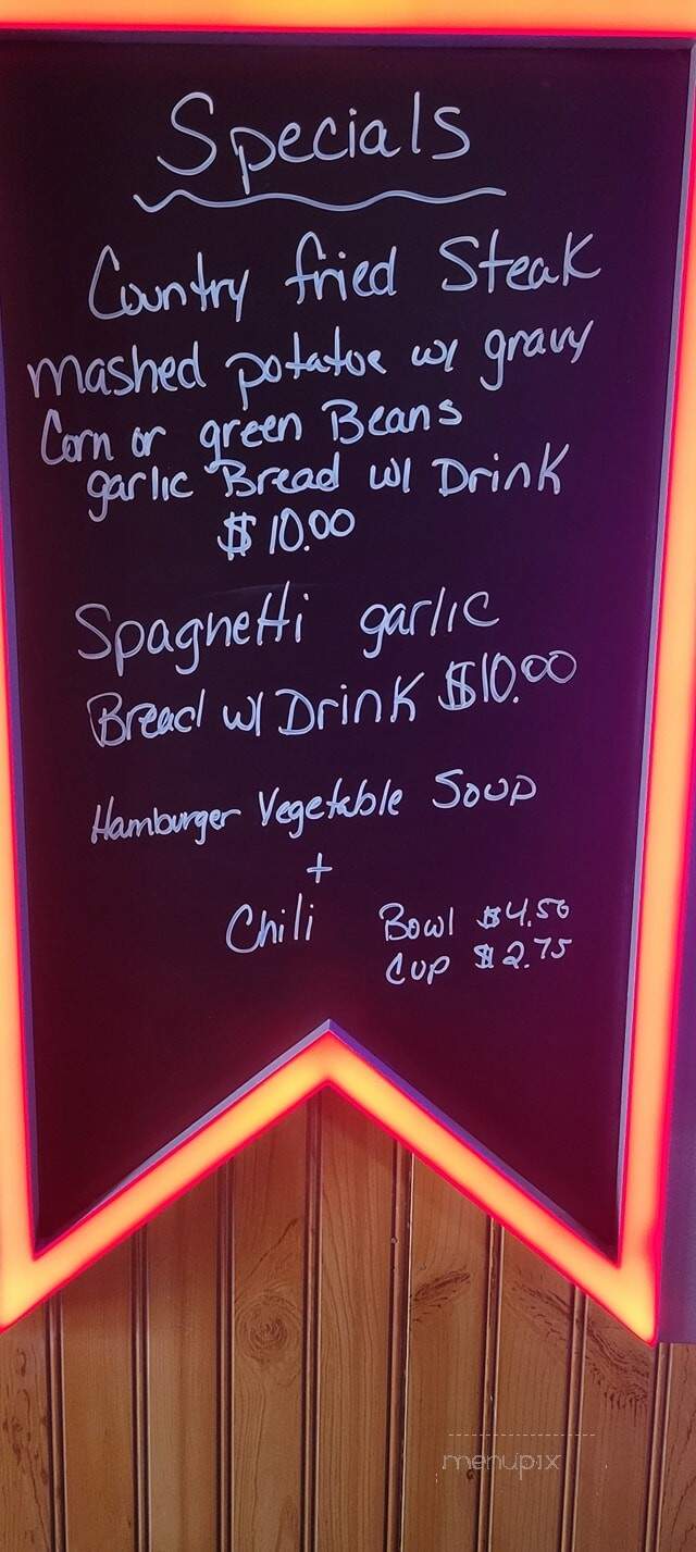 Shorty's - Watseka, IL menu_pic