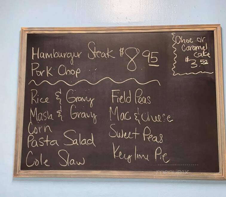 Seafood Shack - Hemingway, SC menu_pic