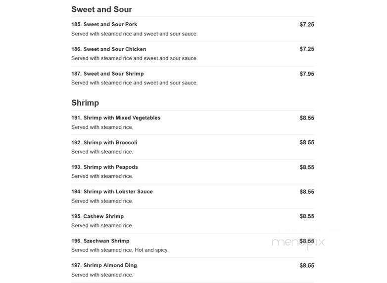 Jade's Garden - Plano, IL menu_pic