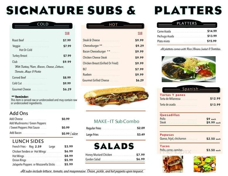 Clarksburg Grille - Clarksburg, MD menu_pic
