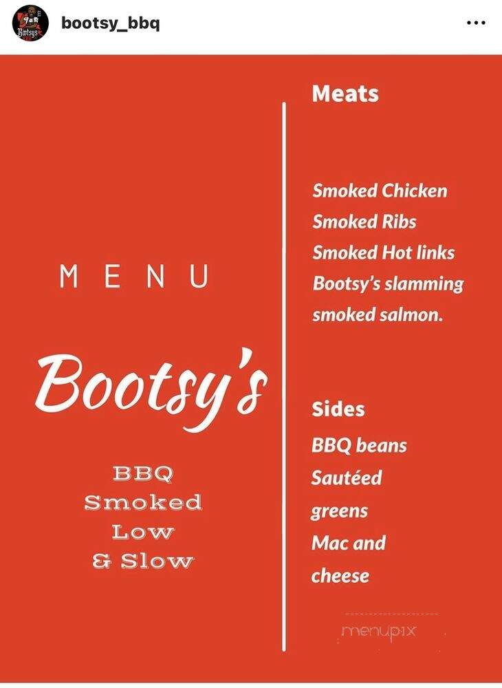 Bootsy BBQ - Inglewood, CA menu_pic
