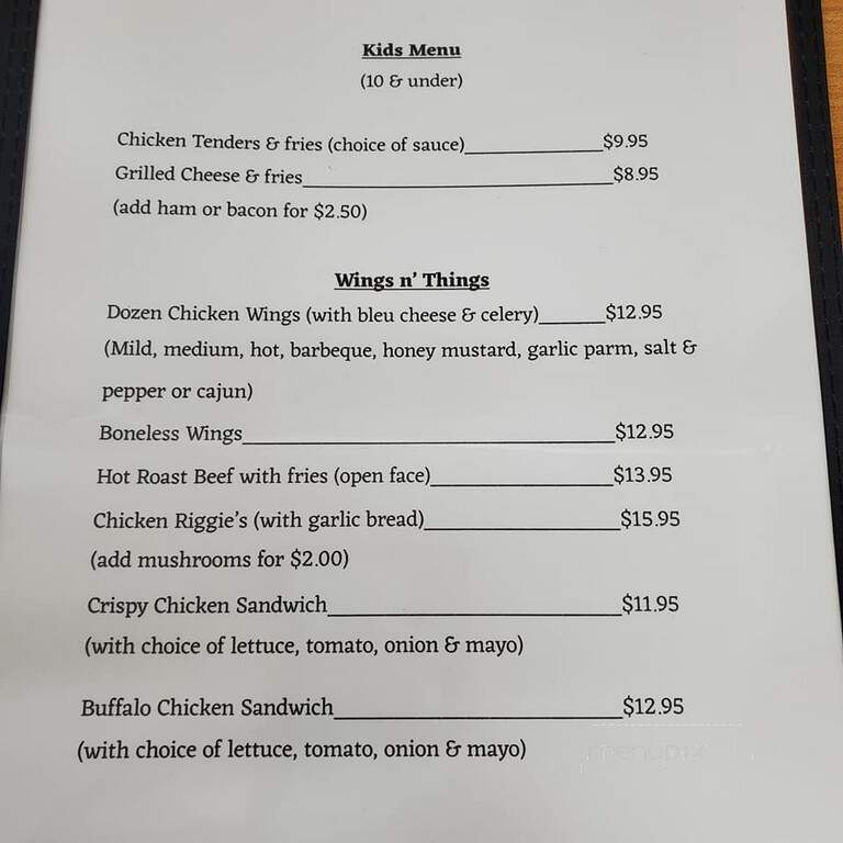 Prevo's Diner - Canastota, NY menu_pic