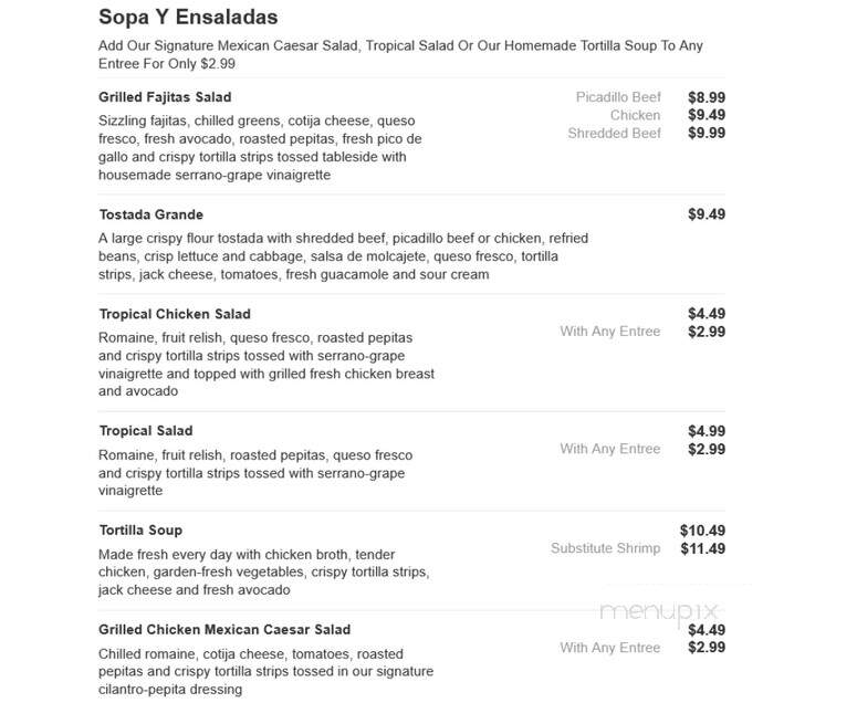 El Torino - Johnson, KS menu_pic