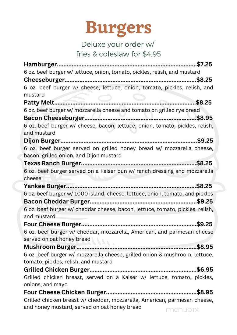 Village Kitchen - Windsor, ON menu_pic