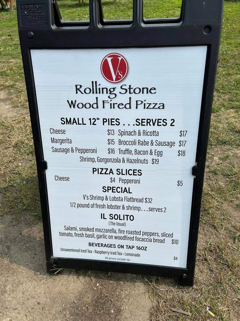 V's Rolling Stone Wood Fired Pizza - Portland, CT