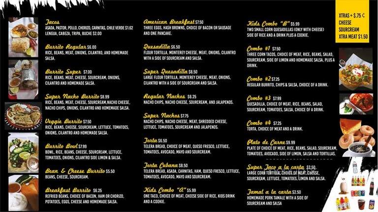 Taqueria La Autentica de Colima - Colusa, CA menu_pic