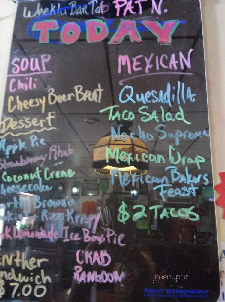 Longbranch - Whitelaw, WI menu_pic