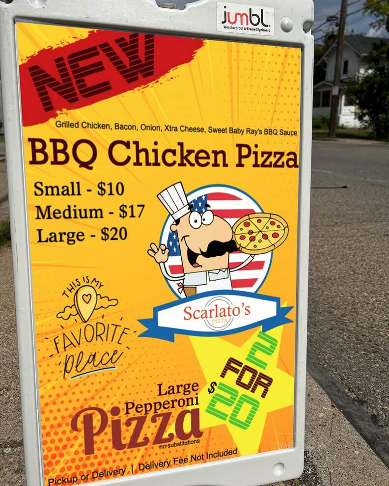 Scarlato's Pizzeria - Cincinnati, OH menu_pic