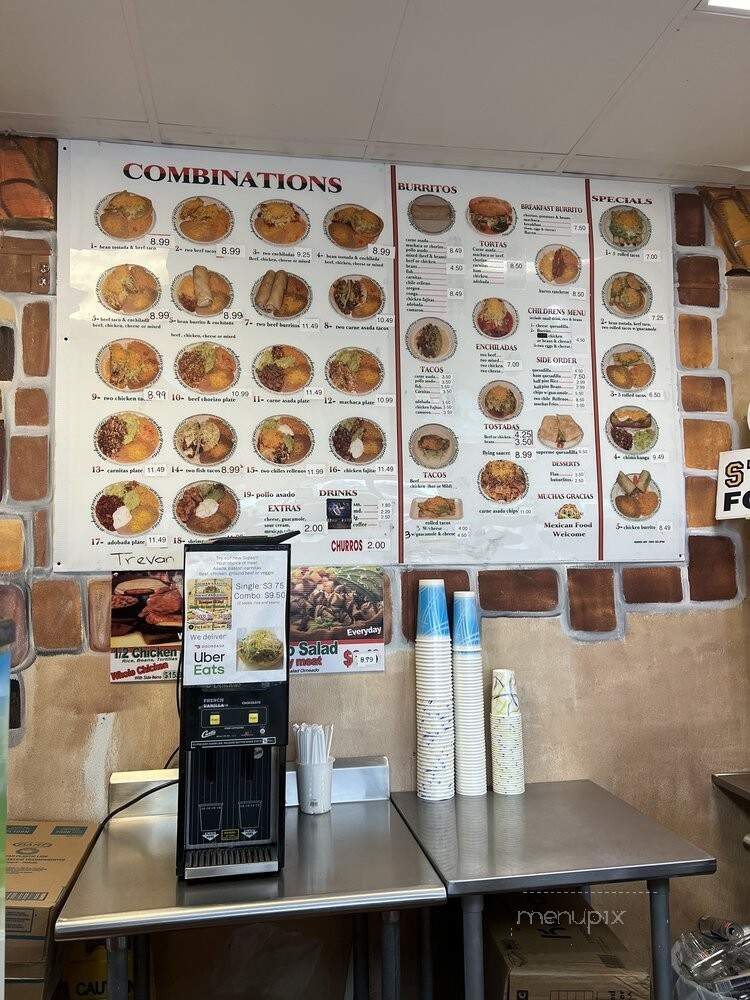 Muchas Gracias - Stayton, OR menu_pic