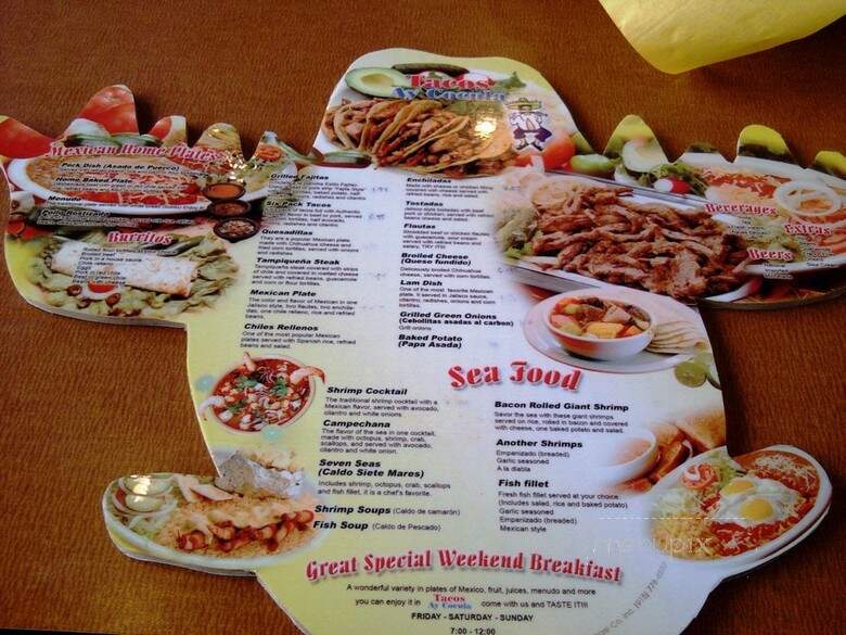 El Tenampa - El Paso, TX menu_pic