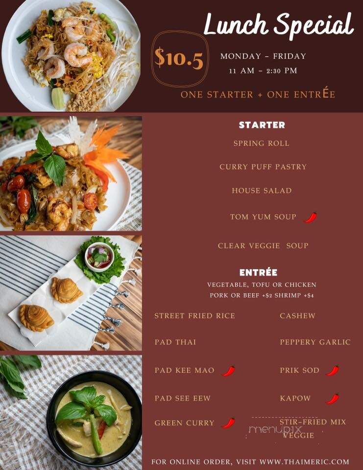 Thai Meric Eatery and Bar - Frederick, MD