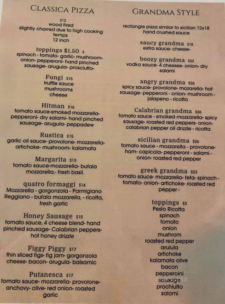 Ash Taphouse - New Kensington, PA menu_pic