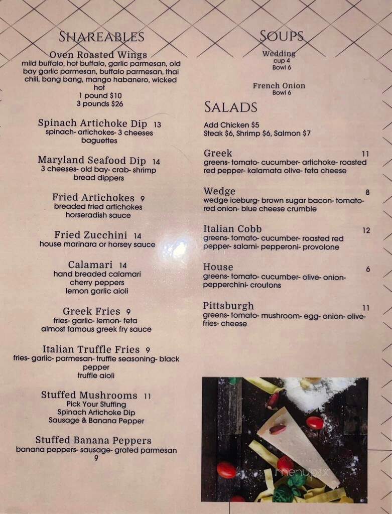 Ash Taphouse - New Kensington, PA menu_pic