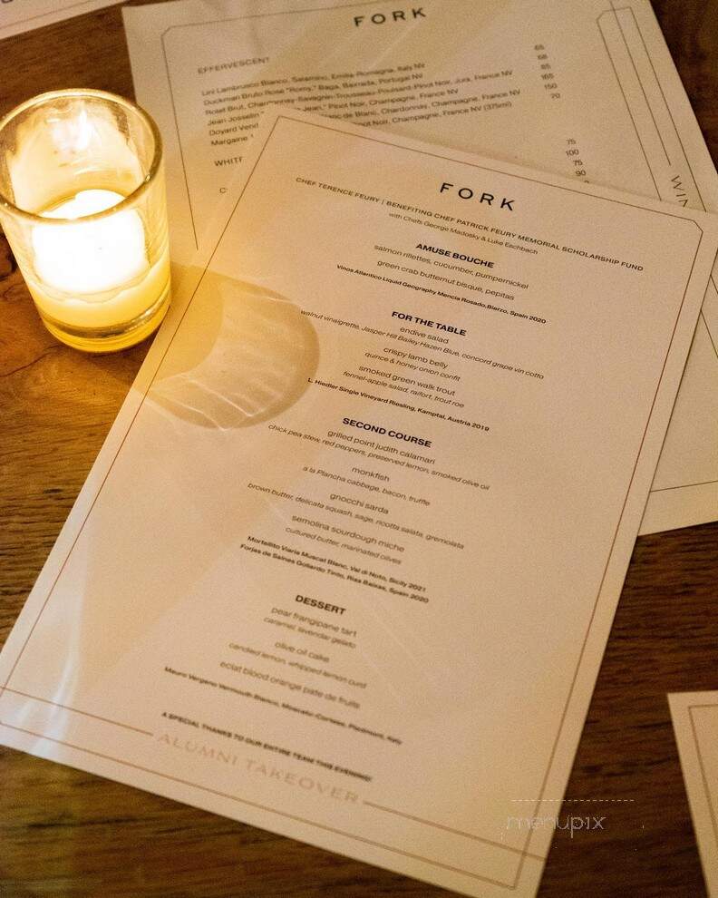 What The Fork - Philadelphia, PA menu_pic