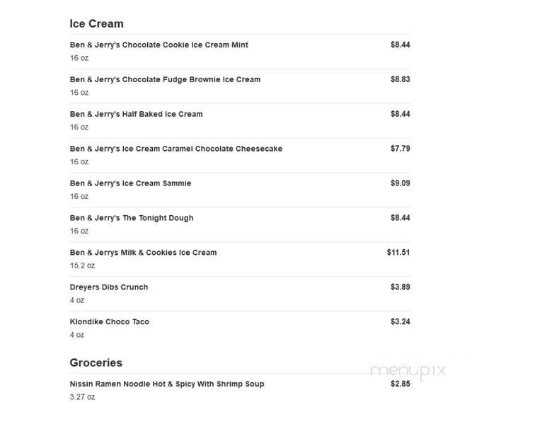 Mechanicsville Burchmart - Mechanicsville, MD menu_pic