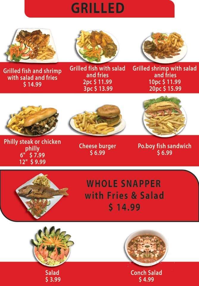 Sea City Fish and Chicken - Fort Lauderdale, FL menu_pic