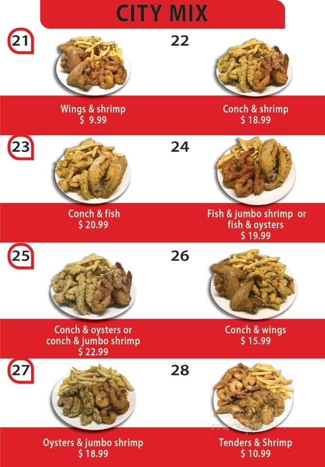 Sea City Fish and Chicken - Fort Lauderdale, FL menu_pic