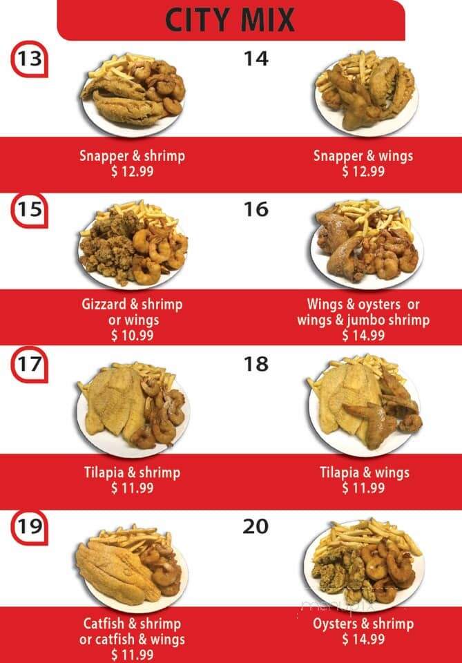 Sea City Fish and Chicken - Fort Lauderdale, FL menu_pic
