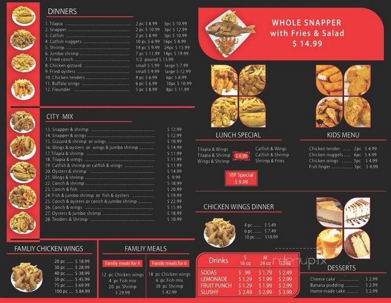 Sea City Fish and Chicken - Fort Lauderdale, FL menu_pic