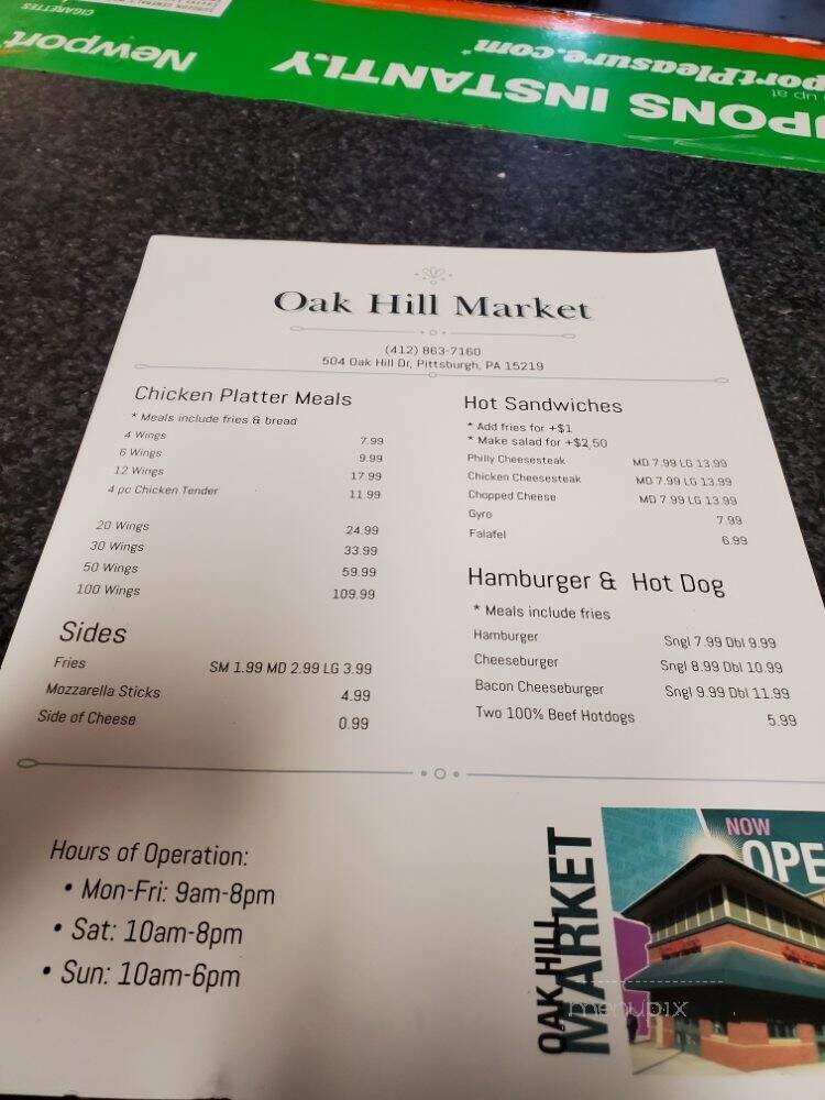 Oak Hill Market - Pittsburgh, PA