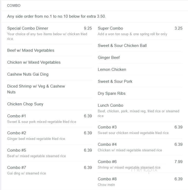 Far East Foods - Calgary, AB menu_pic
