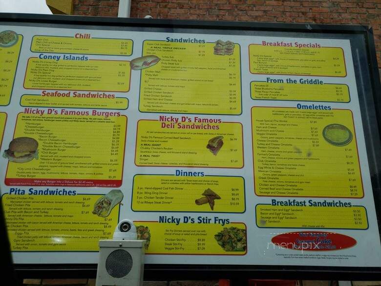 Nicky D's Coney Island - Detroit, MI menu_pic