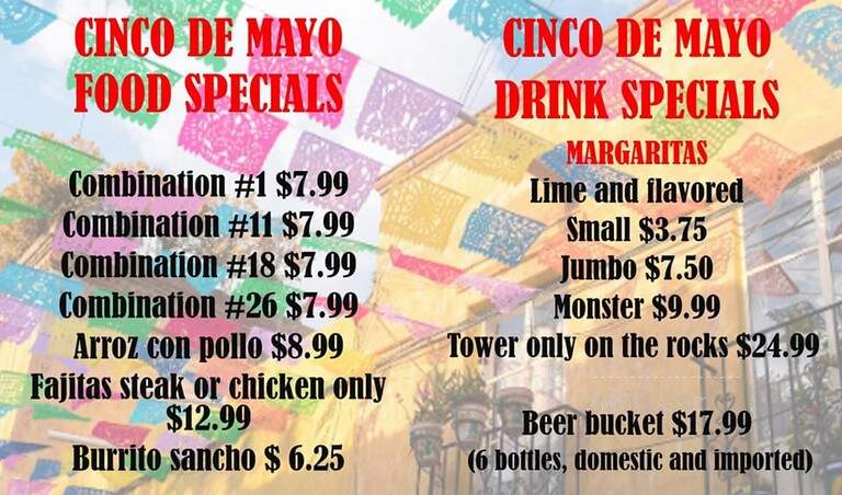 La Hacienda - Buckner, MO menu_pic