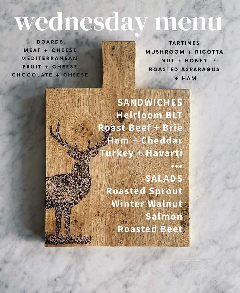Buck and Board - Columbia, TN menu_pic