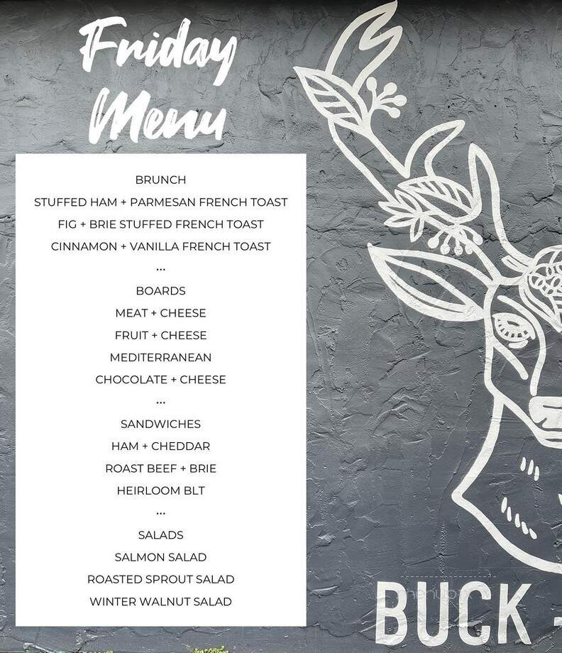 Buck and Board - Columbia, TN menu_pic