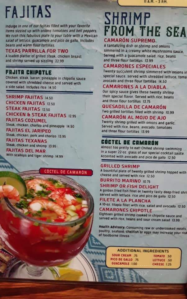 El Jaripeo 5llc - Frankfort, IN menu_pic