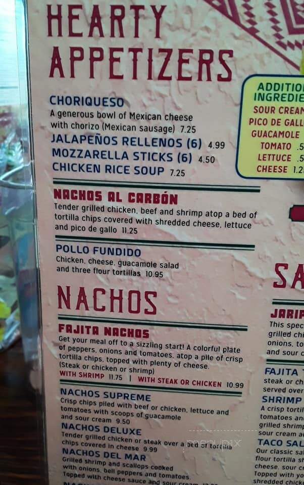 El Jaripeo 5llc - Frankfort, IN menu_pic