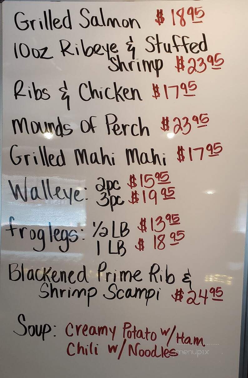 Parnell's Place - Oshkosh, WI menu_pic