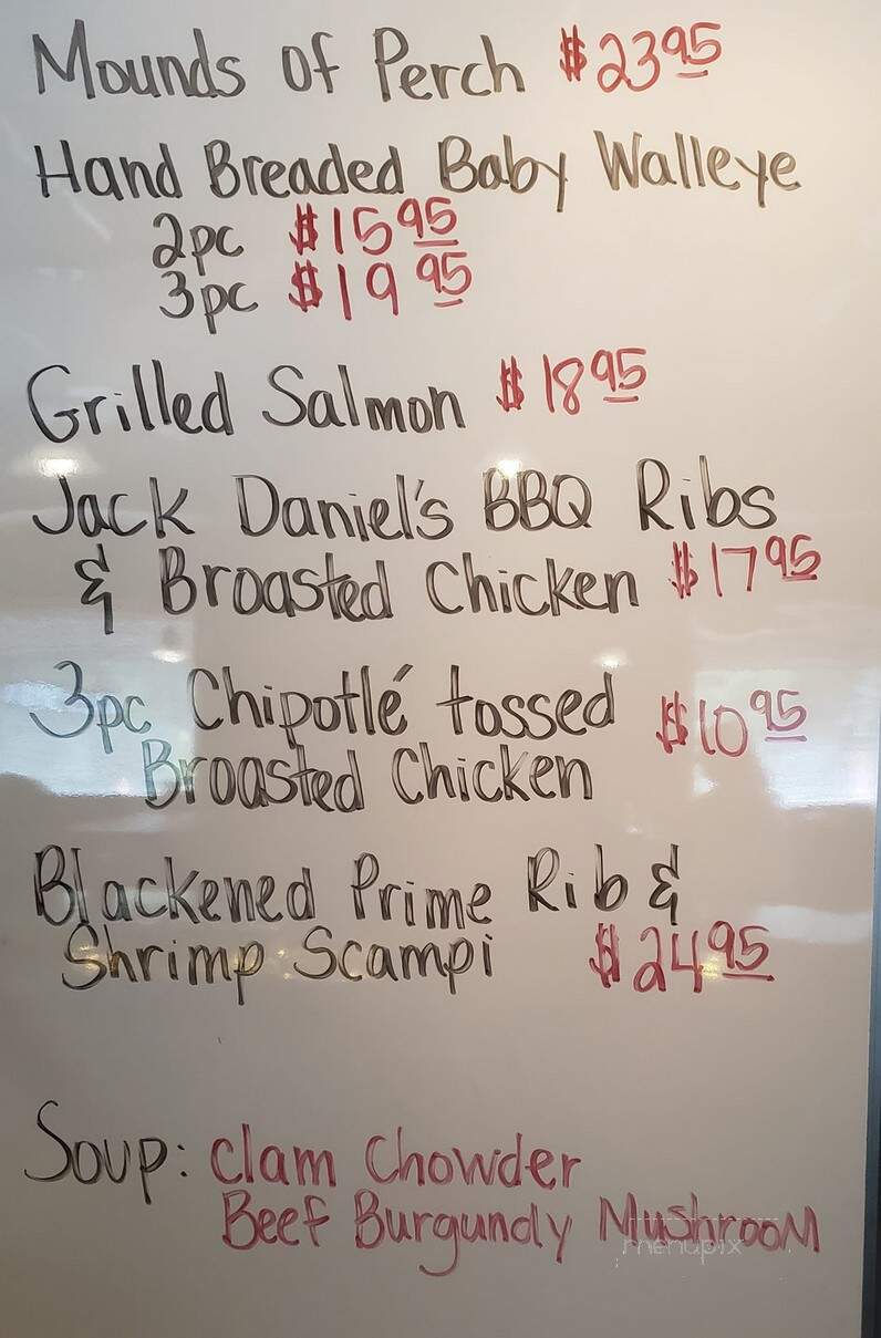 Parnell's Place - Oshkosh, WI menu_pic