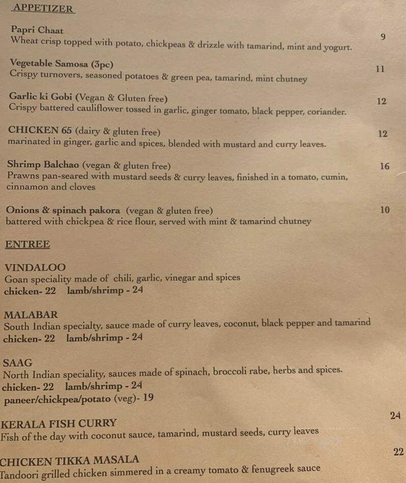 Norbu Cooperstown - Cooperstown, NY menu_pic