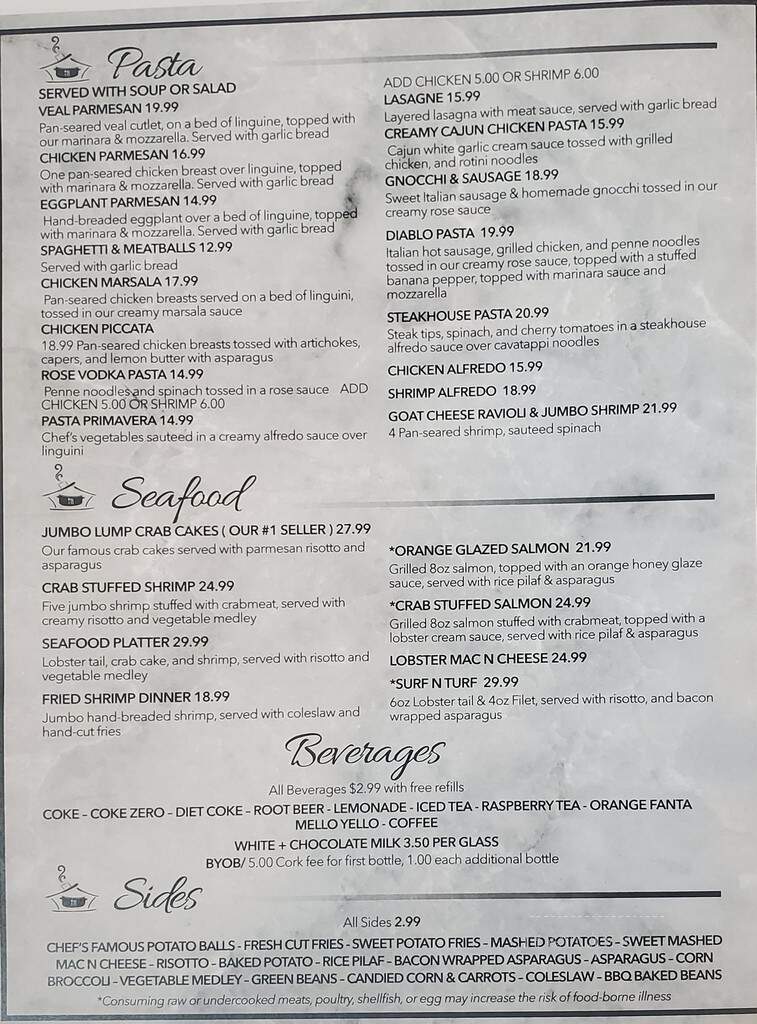 The Sequel - Greensburg, PA menu_pic