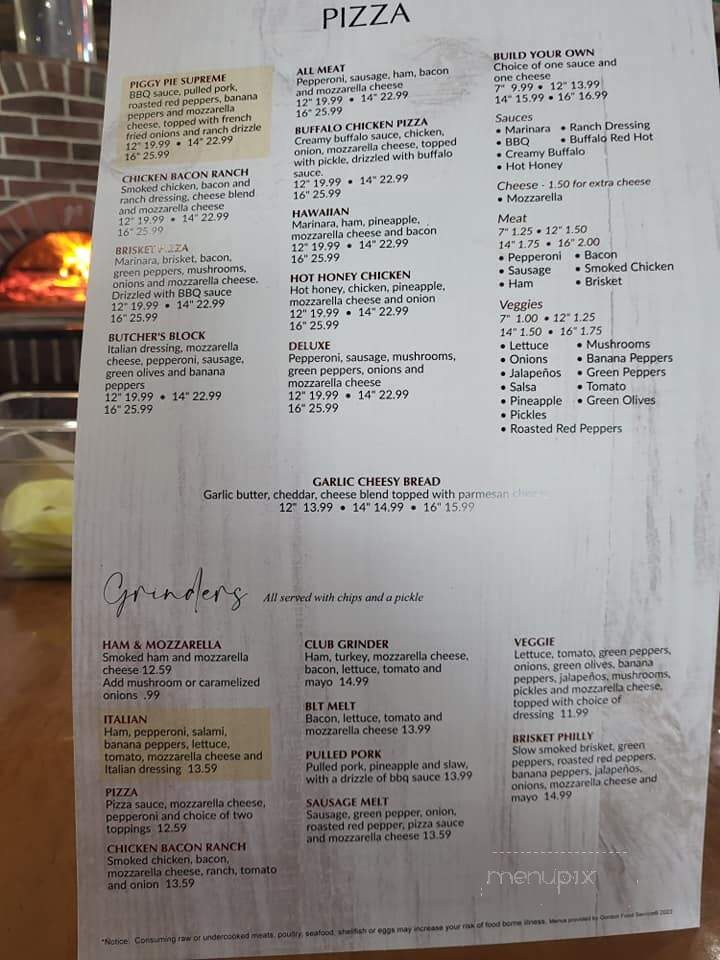 Jack's Log Cabin - Liberty Center, OH menu_pic